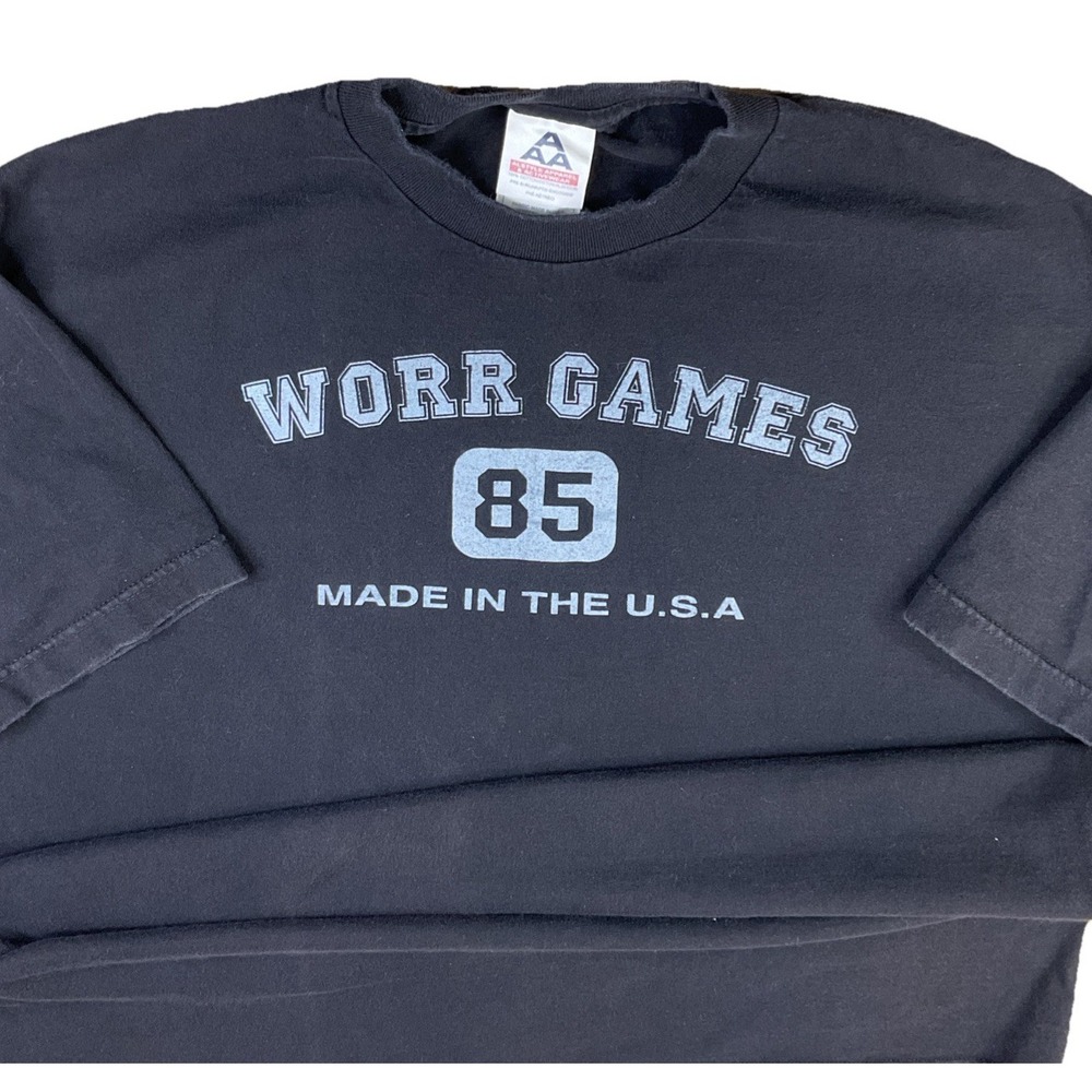 WGP Paintball Worr Games T-Shirt Mens XL Black Graphic Tee Y2K Rare Vintage